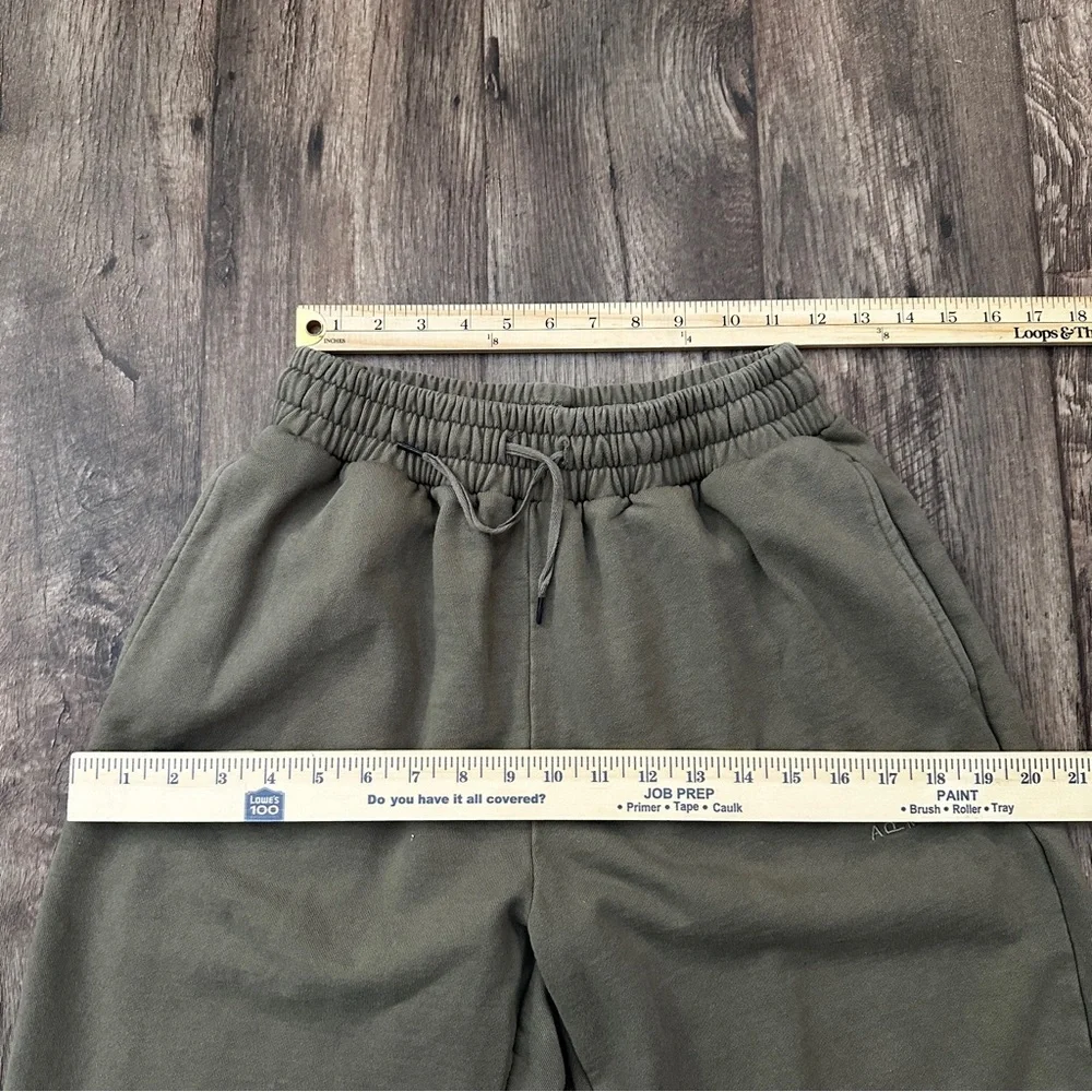 Arminta 100% Cotton Sporty Sweatpants Women’s Size M Green - Picture 7 of 9